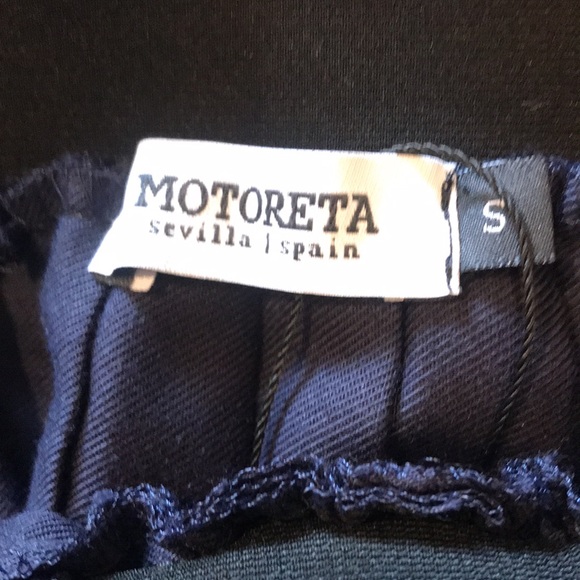 Motoreta Florence Pleated Maxi Skirt Elastic Band Color Block Blue Green Size Sm - Picture 11 of 16